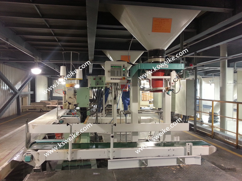 25KG自動計量大米包裝秤，大豆包裝秤